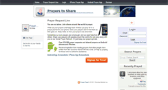 Desktop Screenshot of prayerstoshare.net